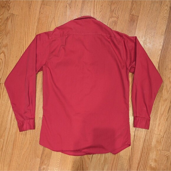 Vintage Patagonia Dual Spun Shirt Men's Medium M Red Button Up Hong Kong - Picture 7 of 7